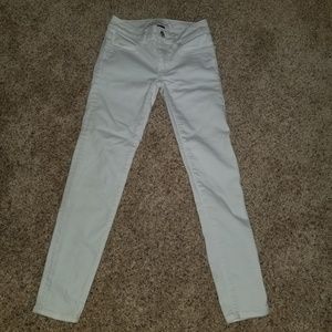 American Eagle Skinny Jeggings -- White, Size 00